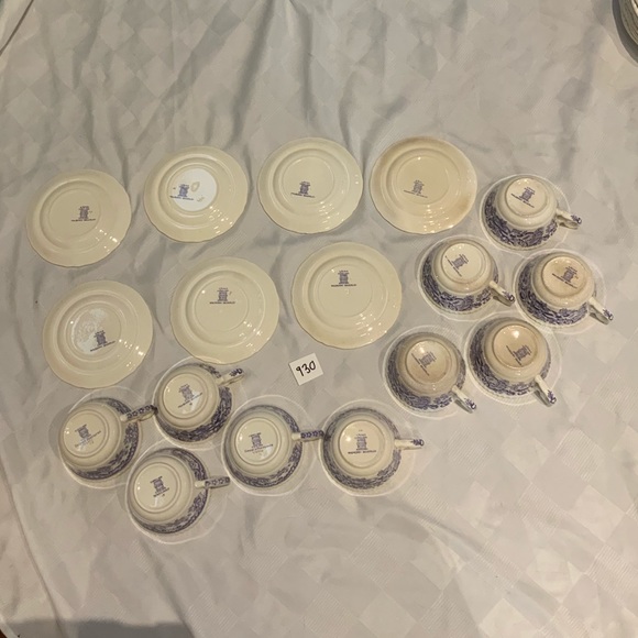 Vintage Mulberry Beverly Purple China teacup set - Picture 5 of 7